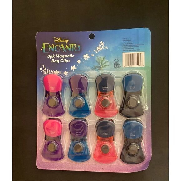 Eight (8) Pack of Disney Encanto Magnetic Bag Clips - Mirabel - Luisa - Isabela - Picture 2 of 2